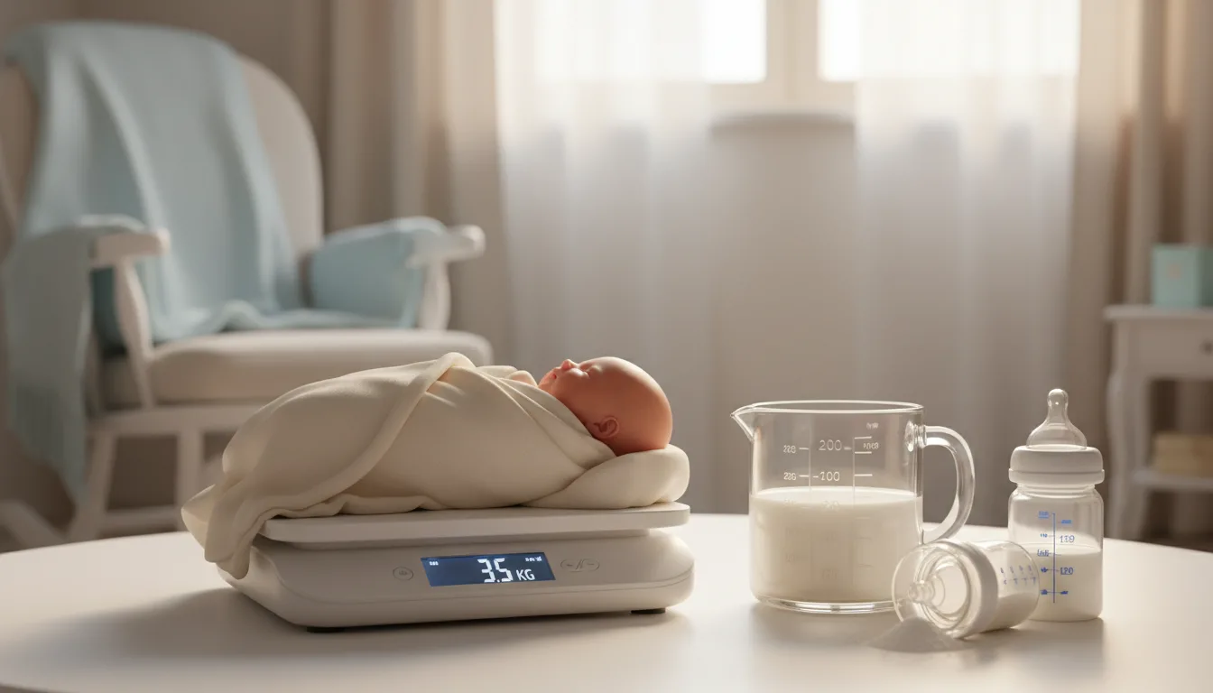 découvrez notre tableau de quantités de lait pour bébé, adapté selon le poids et l'âge, pour un dosage précis et adapté aux besoins de votre enfant.
