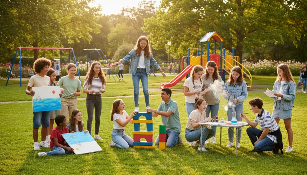 découvrez des activités ludiques et enrichissantes pour les jeunes de 12 à 17 ans, alliant amusement et développement personnel dans un cadre dynamique et convivial.